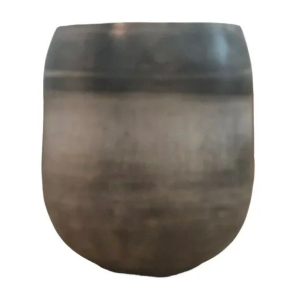 Michael Welliver Pottery Raku Art Signed Studio Vessel Kitchen Office Unusual - Picture 1 of 16